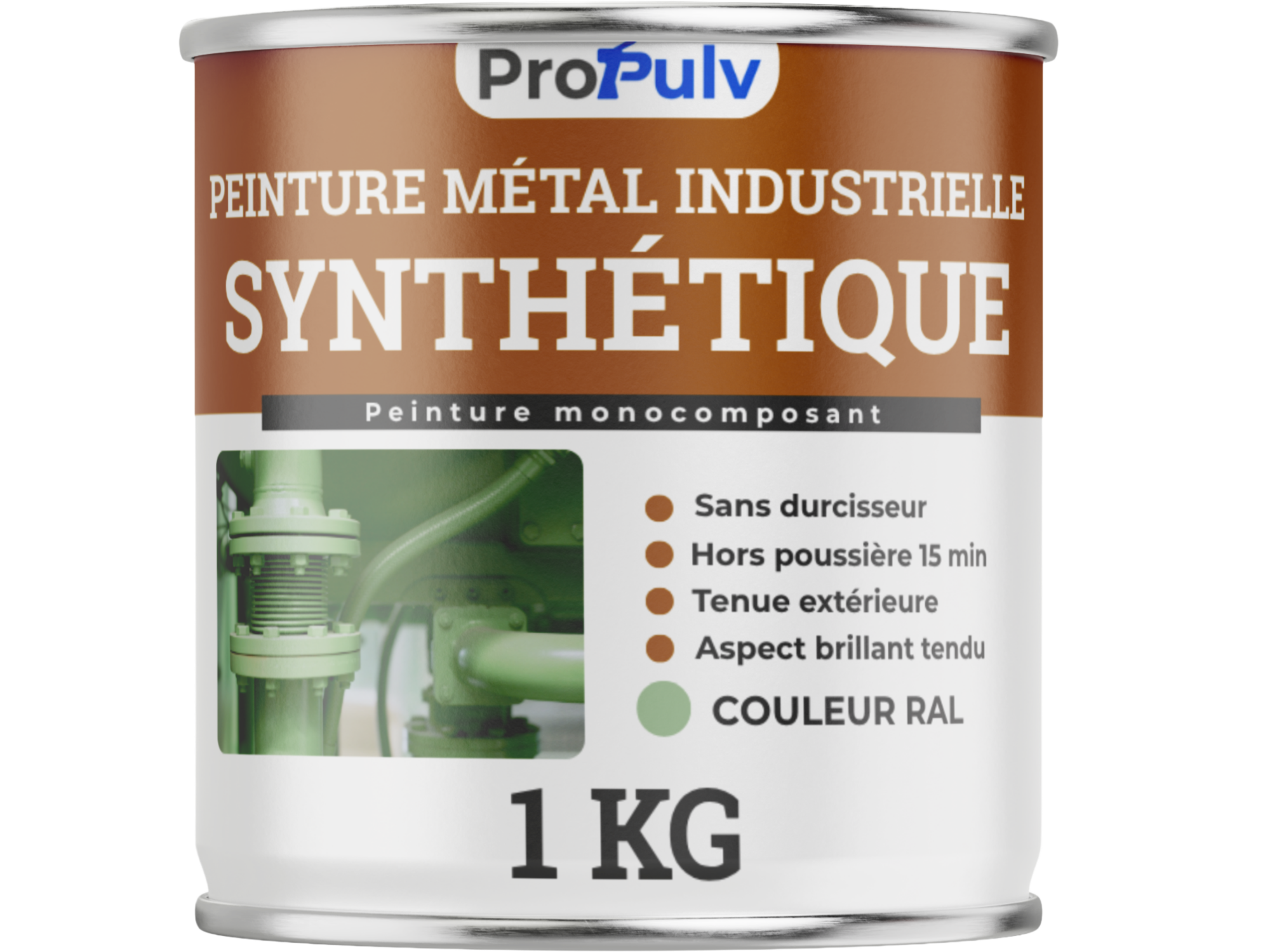 Laque Synthétique Monocouche Antirouille : Protection Métal 2 en 1