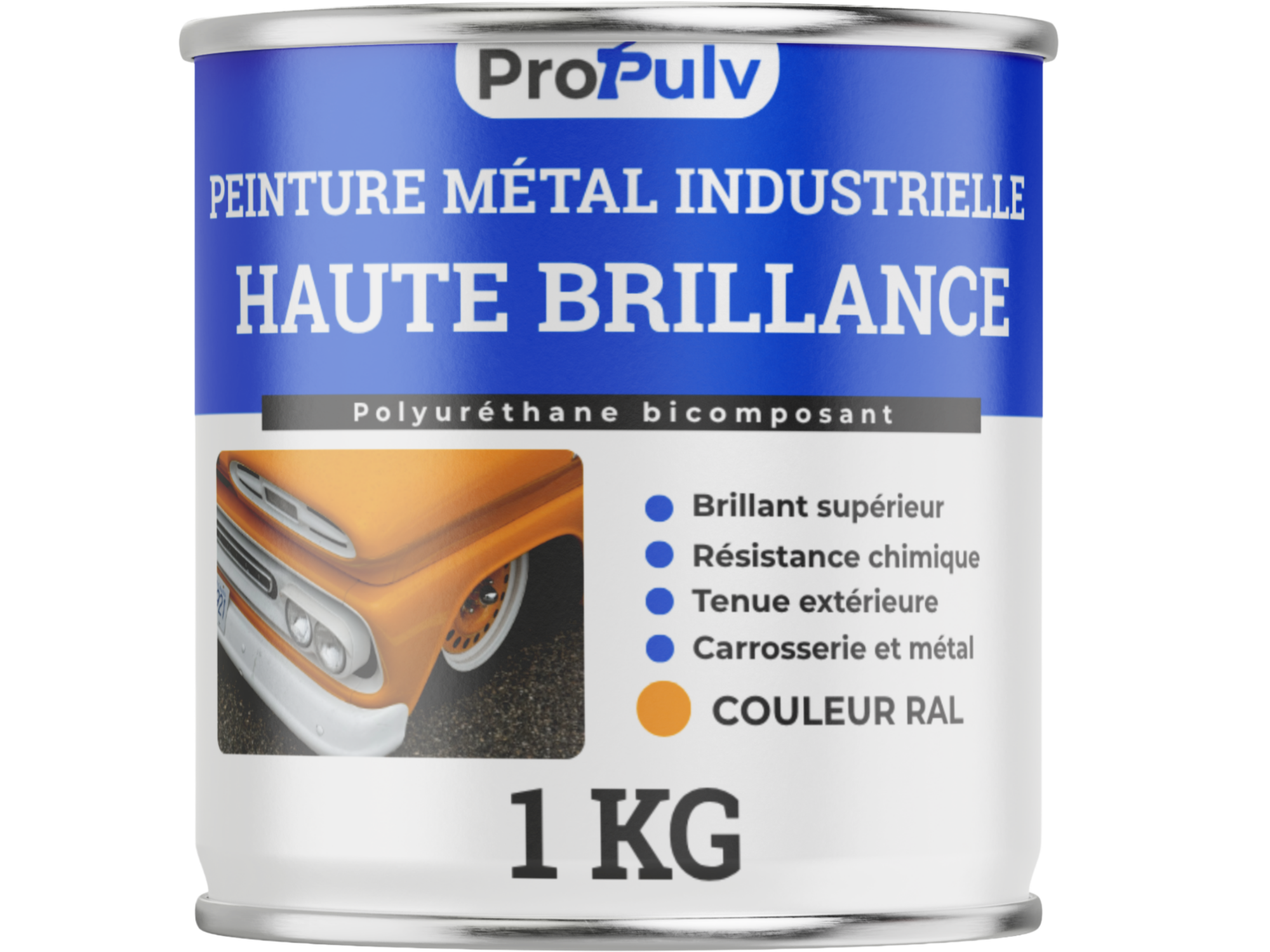 LAQUE POLYURETHANE HAUTE BRILLANCE – Peinture Métal Industrielle