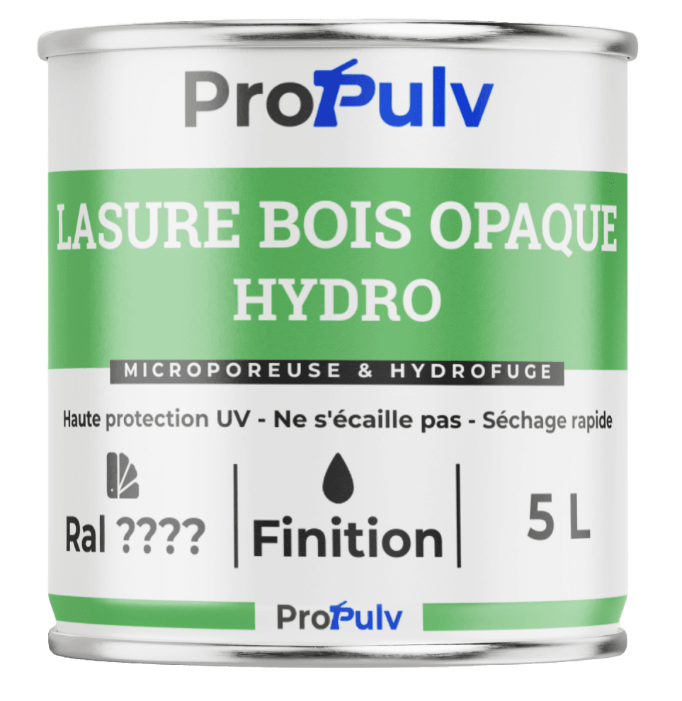 Lasure Bois Opaque – Toutes Couleurs RAL – Satiné Mat – ProPulv