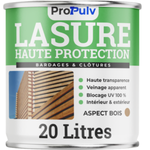 Lasure Bois Hydro – Aspect Bois & Veinage Apparent – Satiné Mat – ProPulv