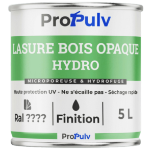 Lasure Bois Opaque  – Toutes Couleurs RAL – Satiné Mat – ProPulv