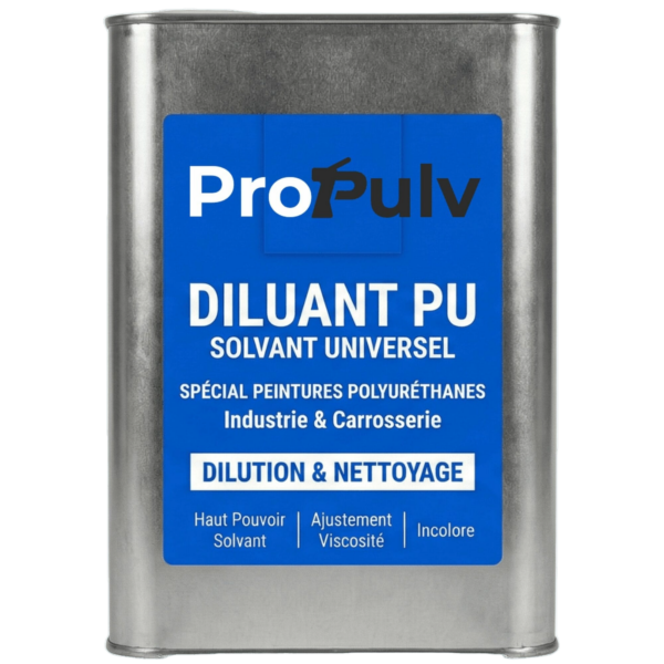 Diluant PU Standard – Propulv (Pour Peintures Polyuréthanes & Nettoyage)