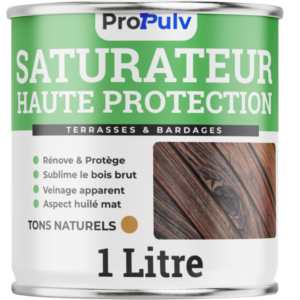 Saturateur Bois Hydro – Tons Naturels & Aspect Huilé – Terrasses & Bardages – ProPulv