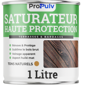 Saturateur Bois Hydro – Tons Naturels & Aspect Huilé – Terrasses & Bardages – ProPulv