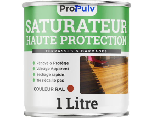 Saturateur Bois Couleur (RAL) – Semi-Transparent & Veinage Apparent – Hydro – ProPulv