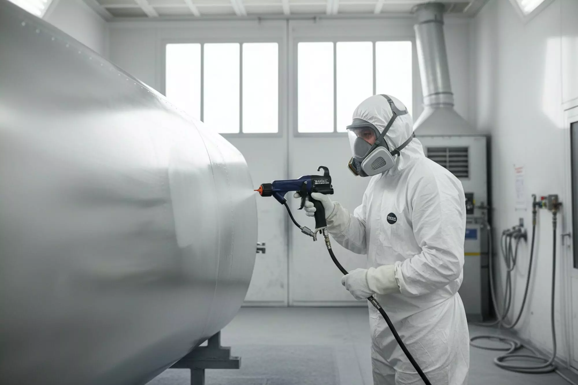 Pistolet électrostatique airmixte GRACO PRO XP 85 Kv - Atex - utilisation en atelier