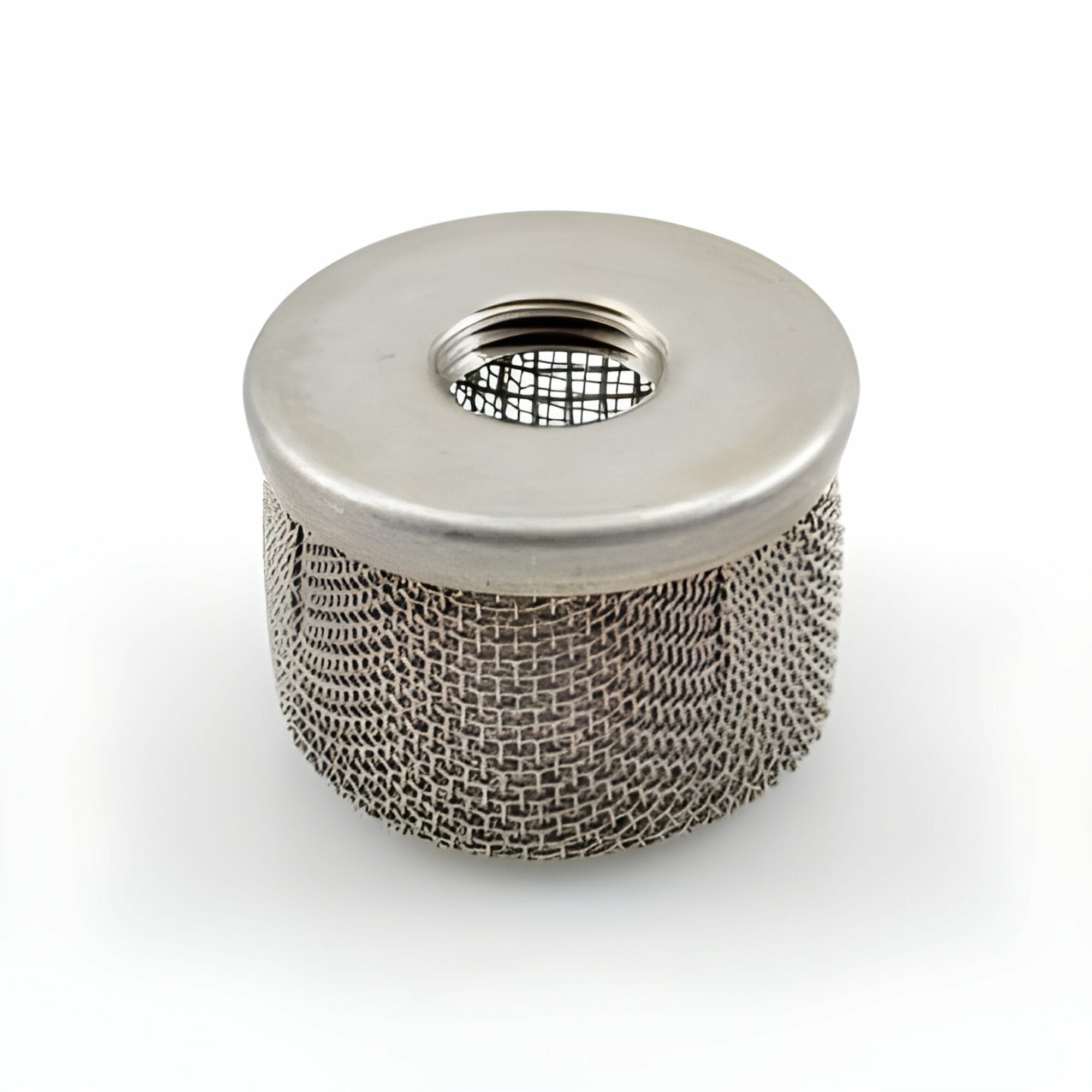 Crépine inox pour canne aspiration 1/2 » – Ø 21 – 16 mesh