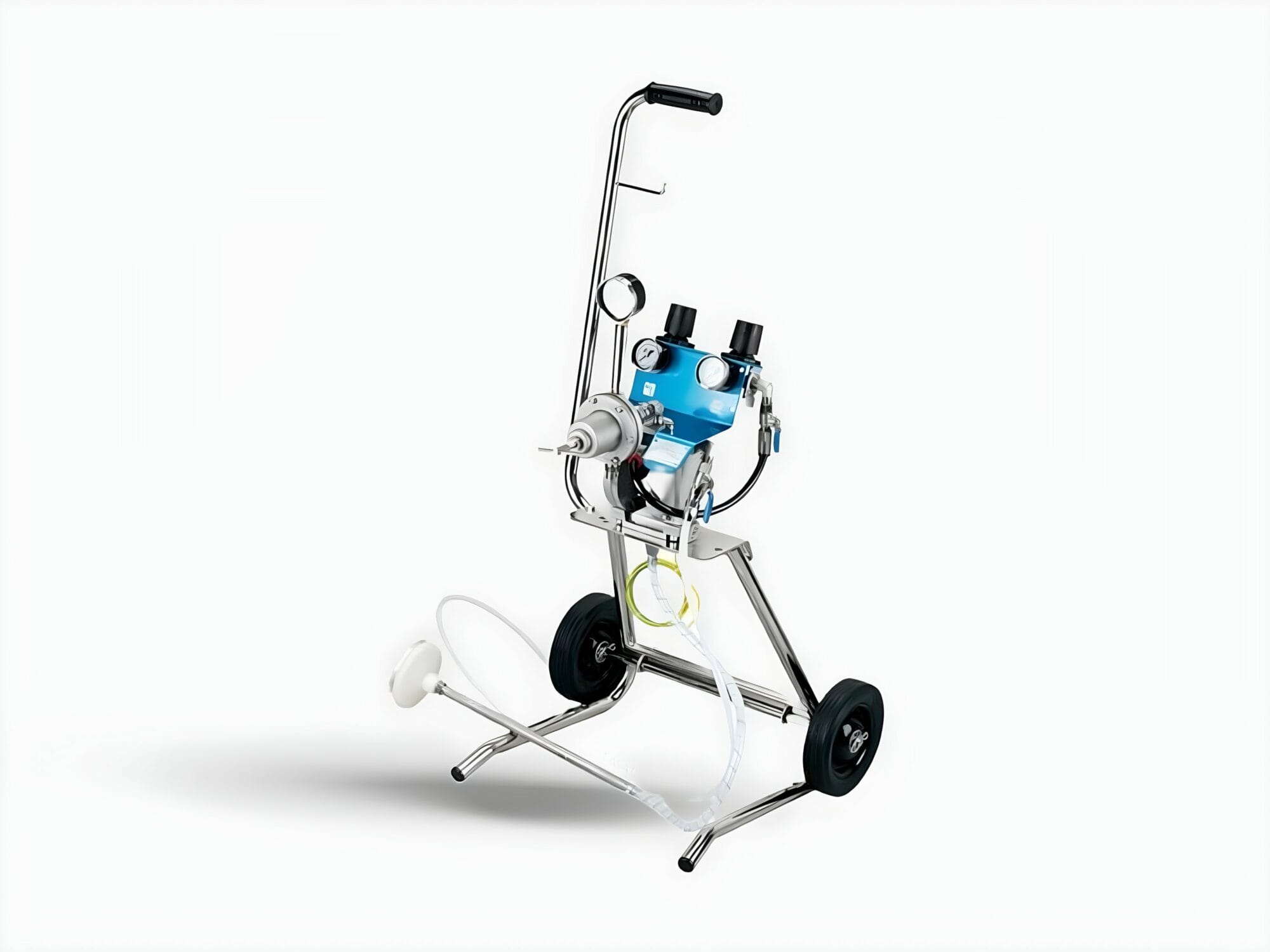 Ensemble pompe à membranes IWATA DPS-70-1C-TE sur pieds – Atex