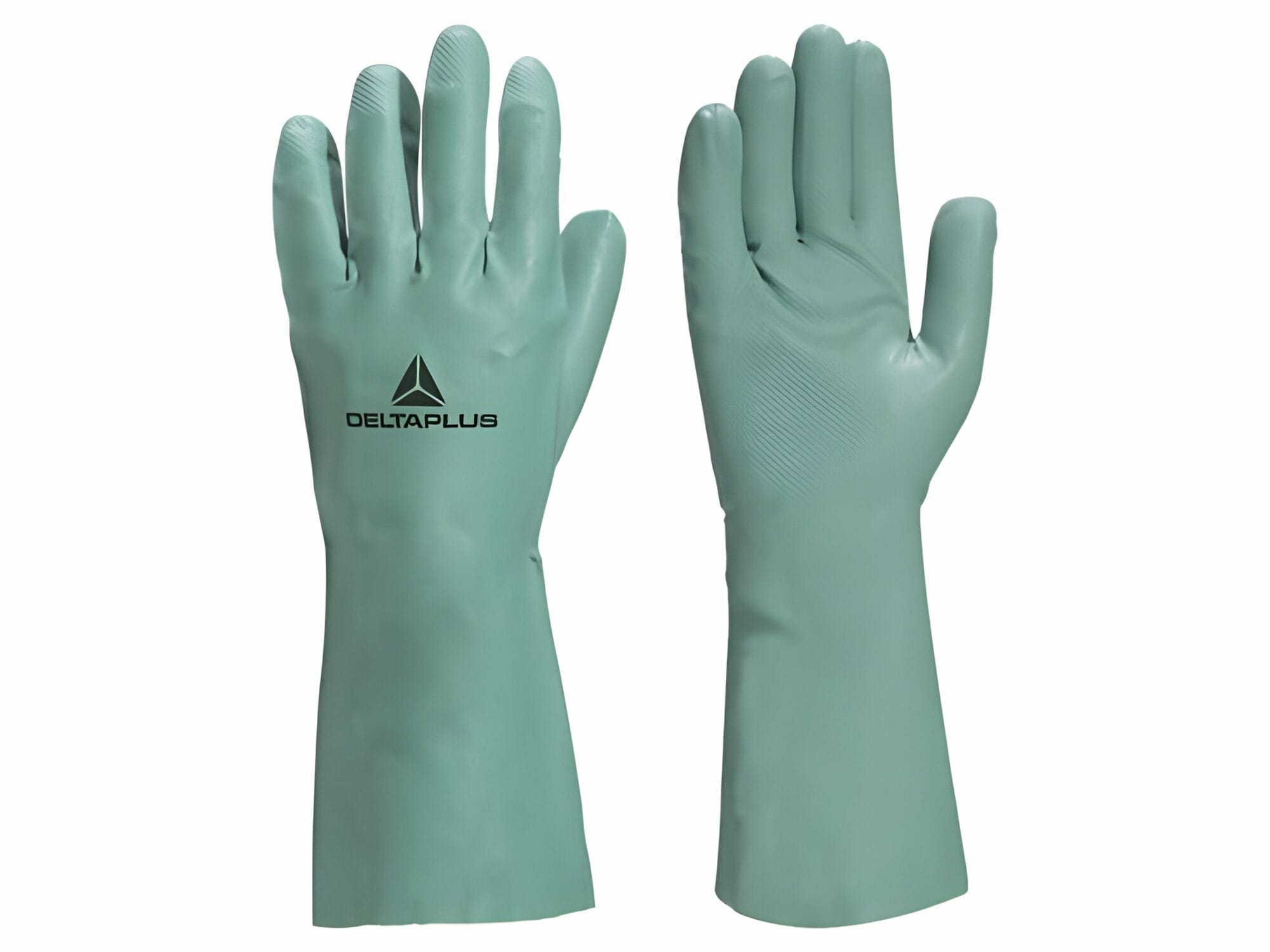 Gants de Protection Chimique – Delta Plus Nitrex VE802 (Nitrile Vert) – Sans Silicone