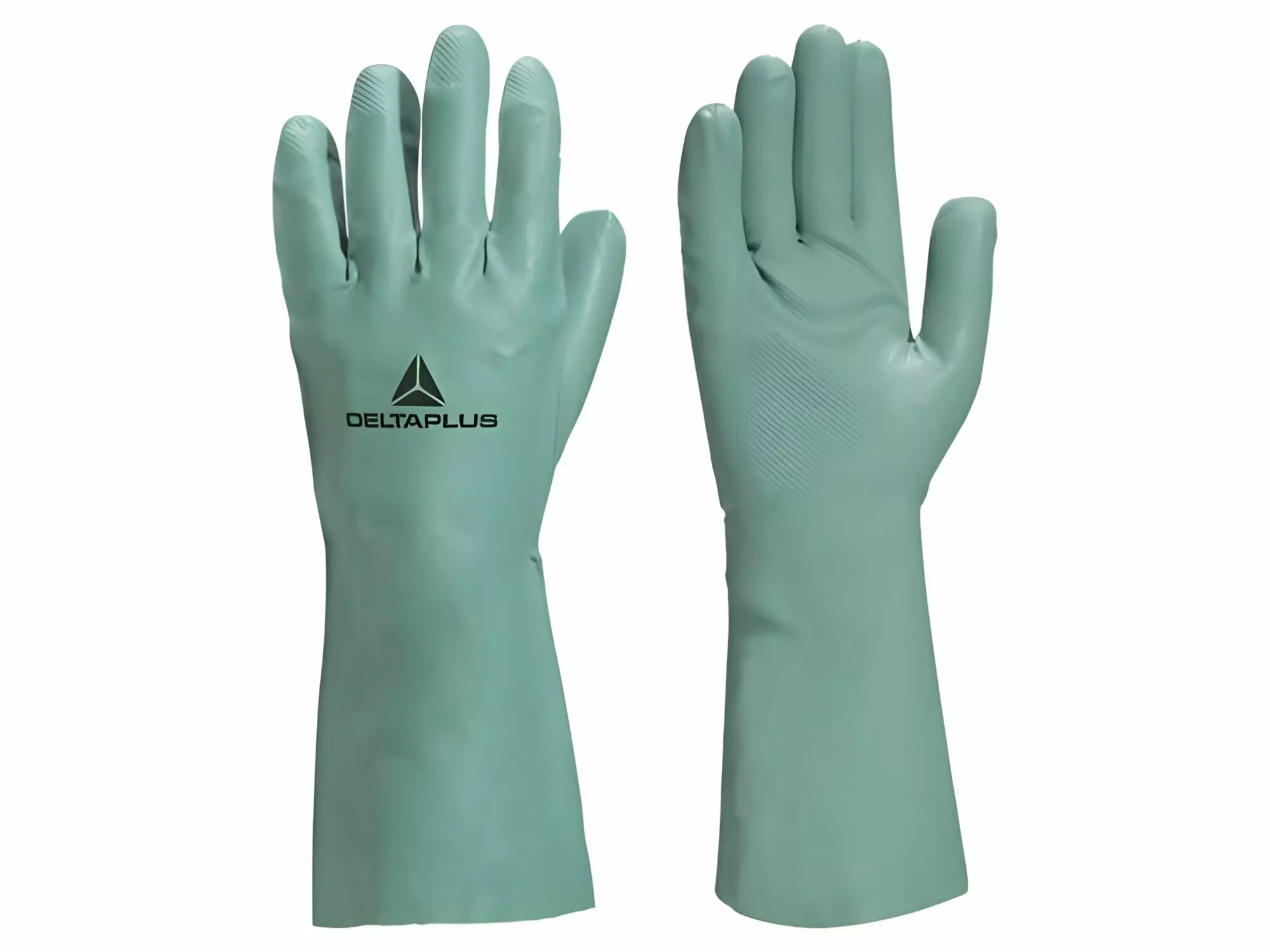 Gants de Protection Chimique - Delta Plus Nitrex VE802 (Nitrile Vert) - Sans Silicone - photo produit HD