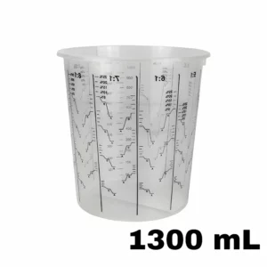 Godet de Mélange Gradué 1300ml avec Couvercle - Propulv (Carton de 200)
