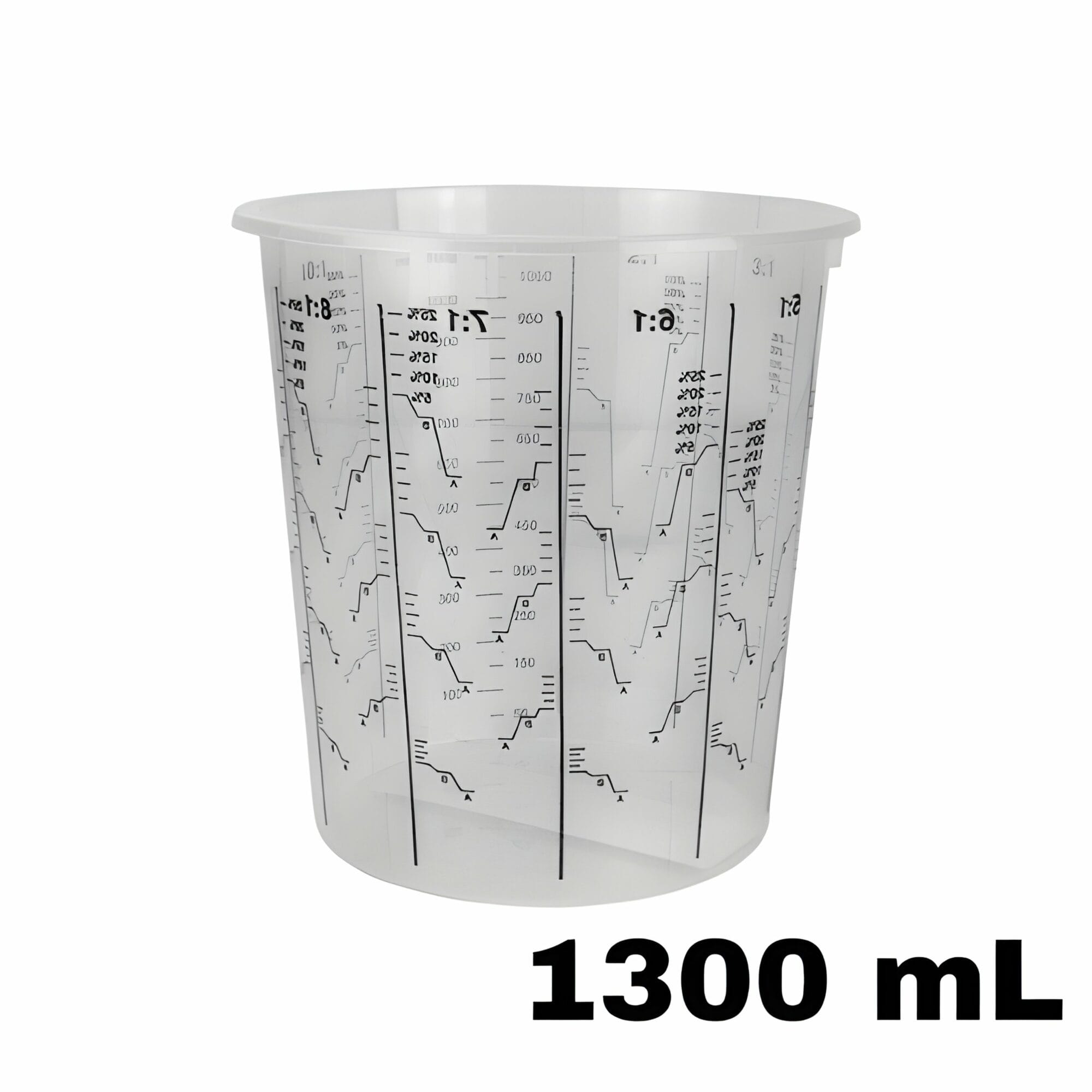 Godet de Mélange Gradué 1300ml avec Couvercle – Propulv (Carton de 200)