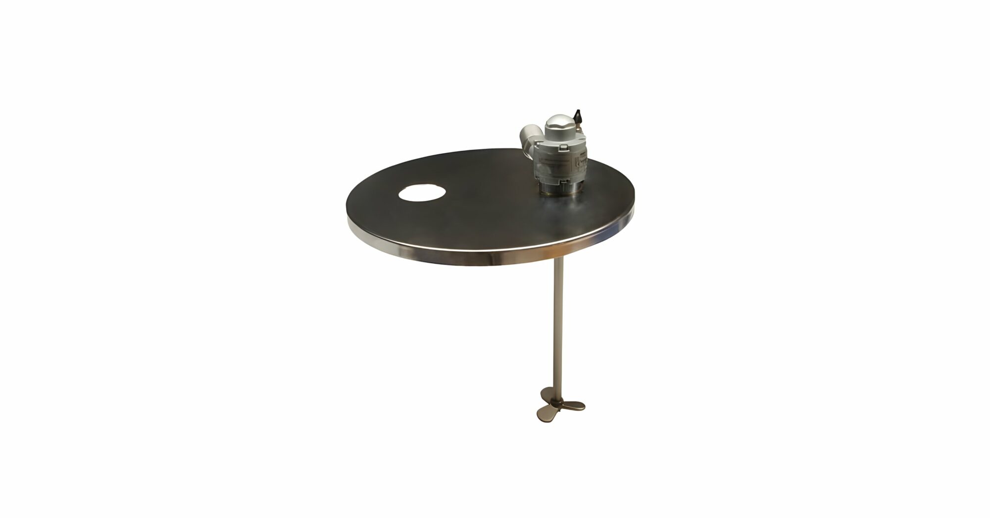Agitateur pneumatique 0.3 kW sur couvercle