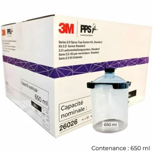Kit 3M™ PPS™ 2.0 — Système de Godets 650 ml, Filtre 125 µm (x50)