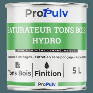 Saturateur Bois Hydro – Tons Naturels & Aspect Huilé – Terrasses & Bardages – ProPulv