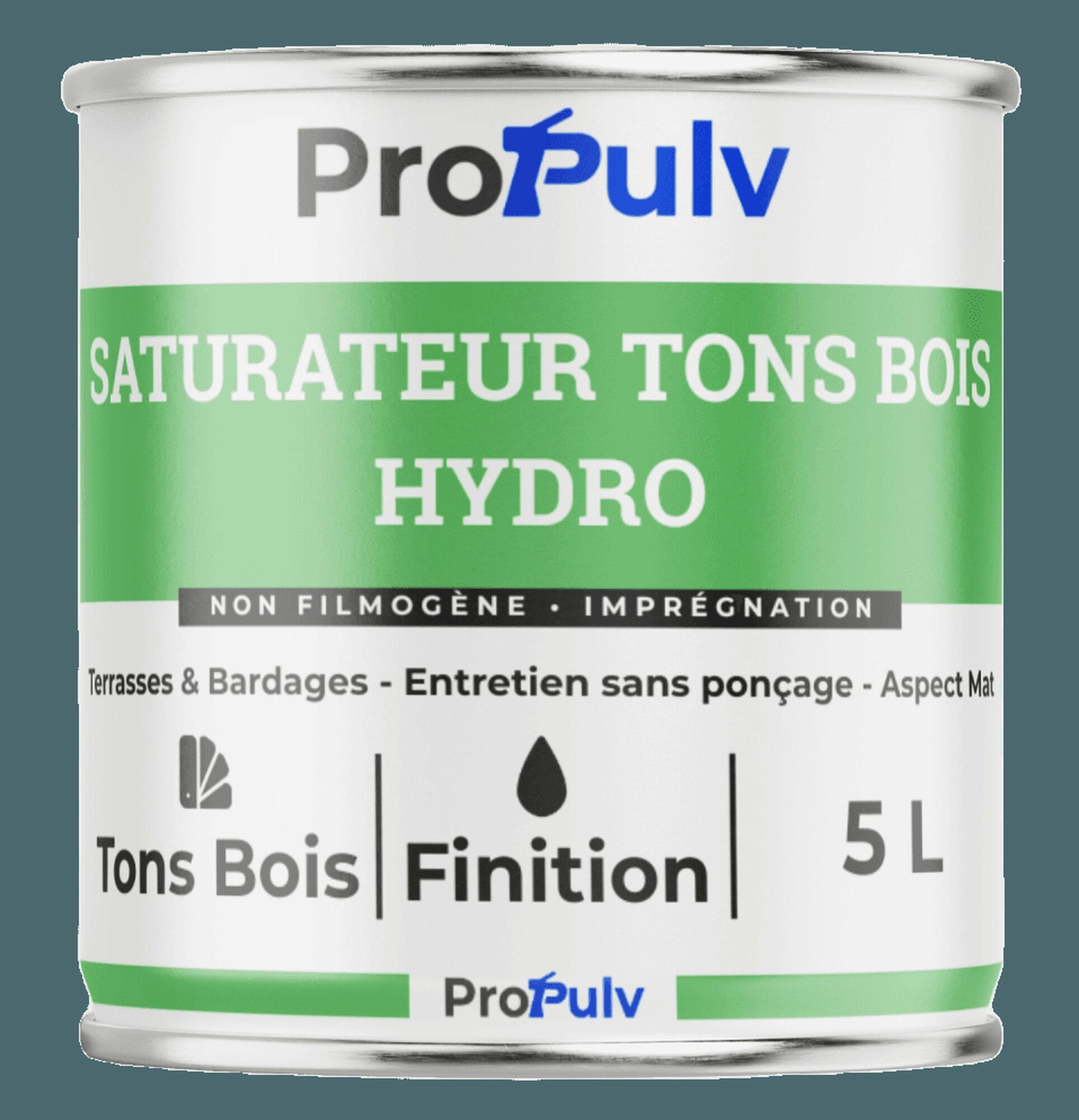 Saturateur Bois Hydro – Tons Naturels & Aspect Huilé – Terrasses & Bardages – ProPulv