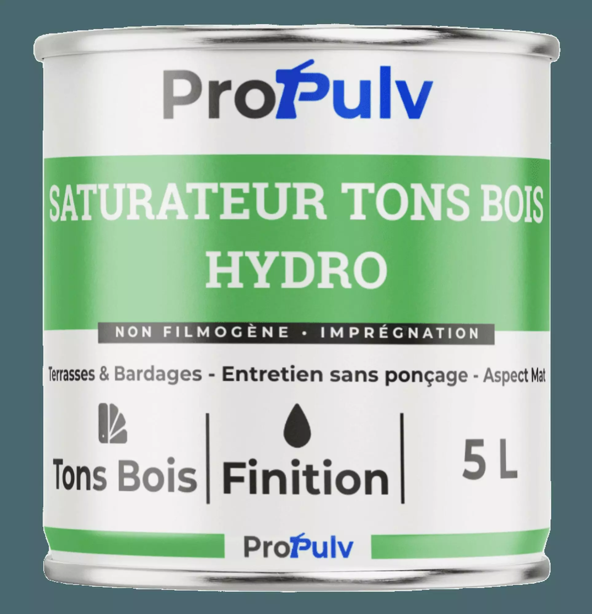 Saturateur Bois Tons Naturels aspect huile ProPulv