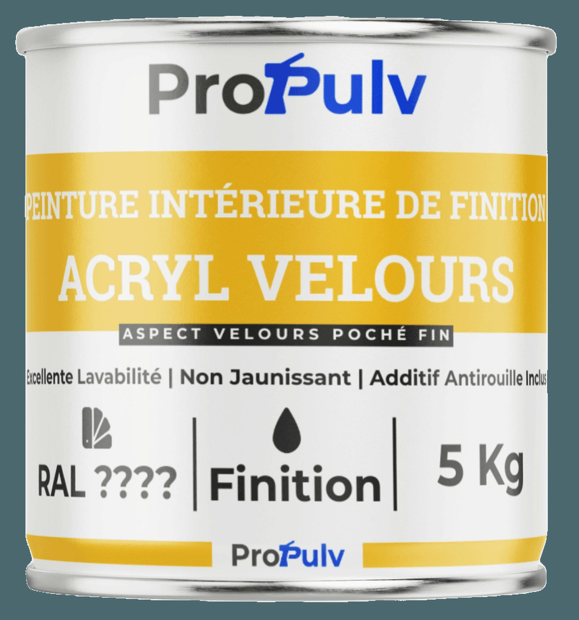 Peinture Acrylique Velours – Propulv (Finition Poché Fin) – Intérieur
