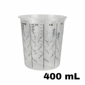 Godet de Mélange Gradué 400ml avec Couvercle – Propulv (Carton de 200)