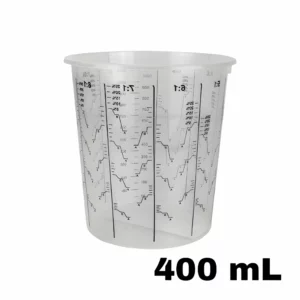 Godet de Mélange Gradué 400ml avec Couvercle - Propulv (Carton de 200)