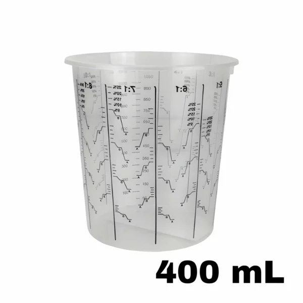 Godet de Mélange Gradué 400ml avec Couvercle – Propulv (Carton de 200)