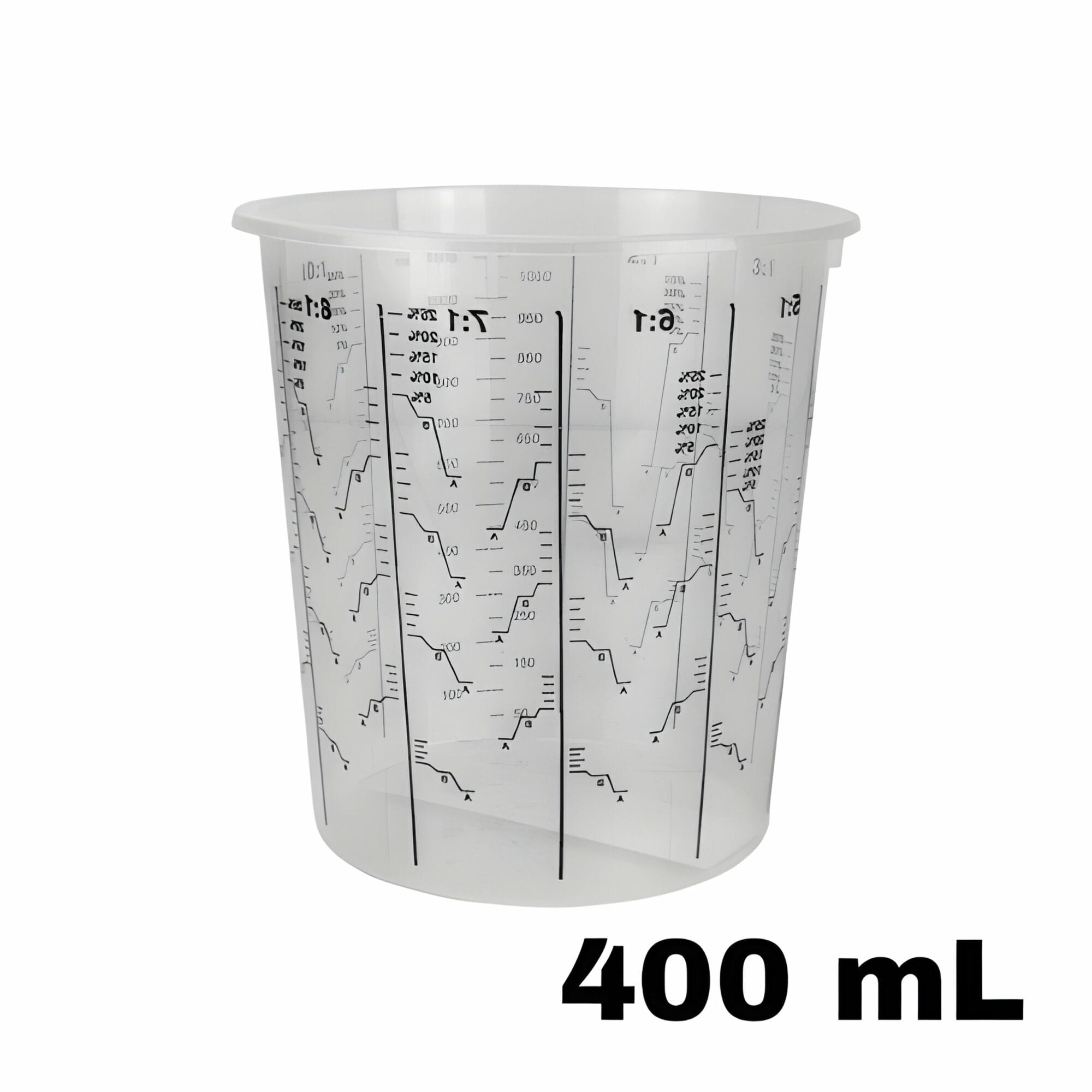 Godet de Mélange Gradué 400ml avec Couvercle – Propulv (Carton de 200)
