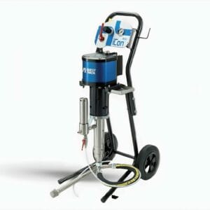 Ensemble pompe airless IWATA ICON X-3 30/25 sur chariot – Atex