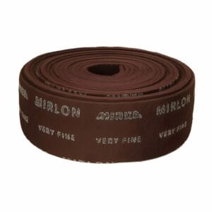 Mirka Mirlon – Rouleau Non-Tisse 115mm x 10m, Matage et Finition