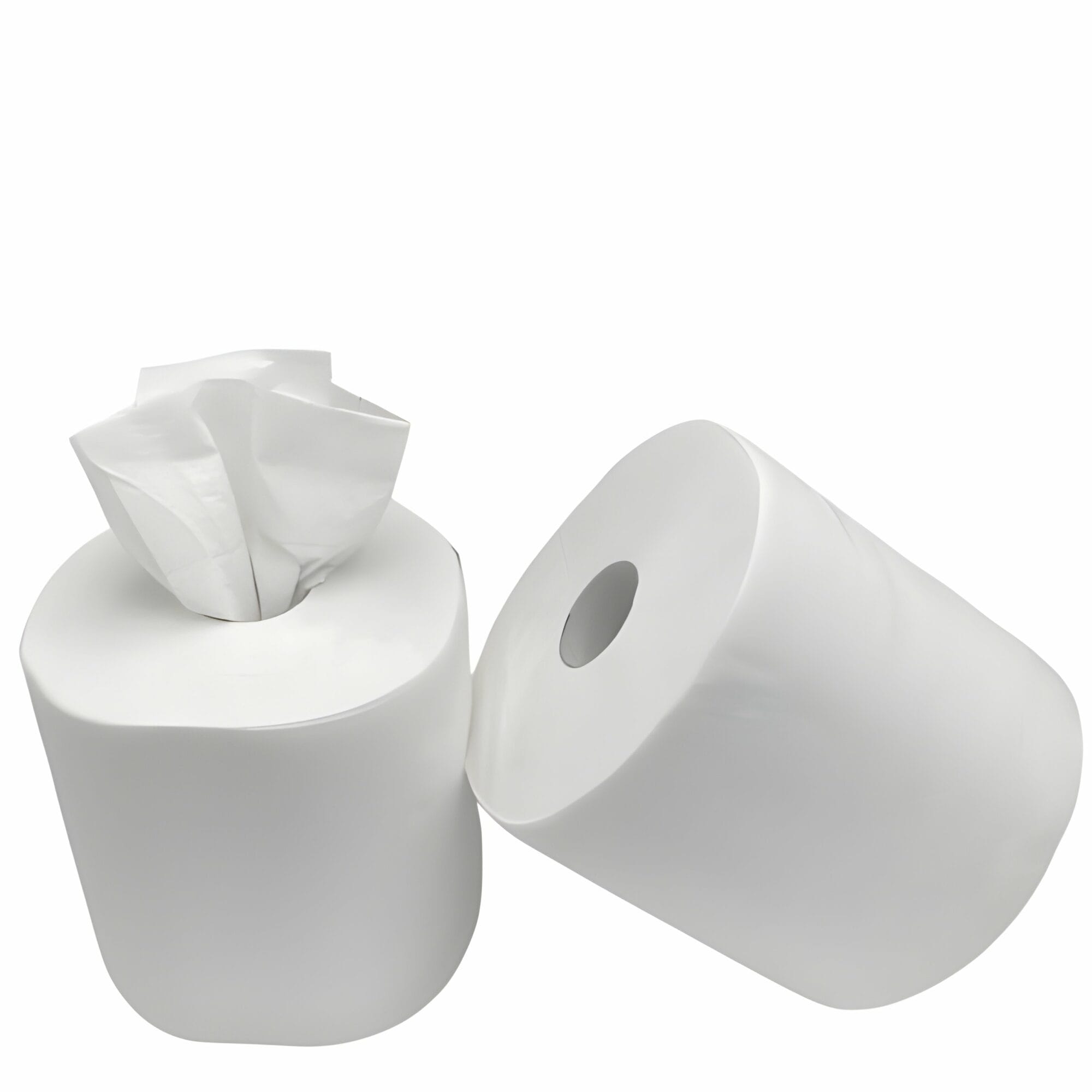 Bobine d&rsquo;Essuyage Industrielle Blanche 2 Plis – Propulv (Lot de 2 Bobines)