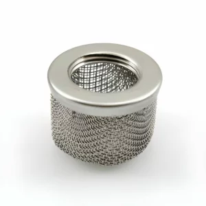 Crépine inox pour canne aspiration 1'' - Ø 34 - 16 mesh