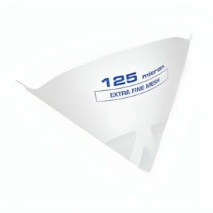 Lot de 125 filtres peinture, cône papier, tamis nylon 125 µ