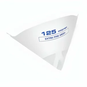 Lot de 125 filtres peinture, cône papier, tamis nylon 125 µ
