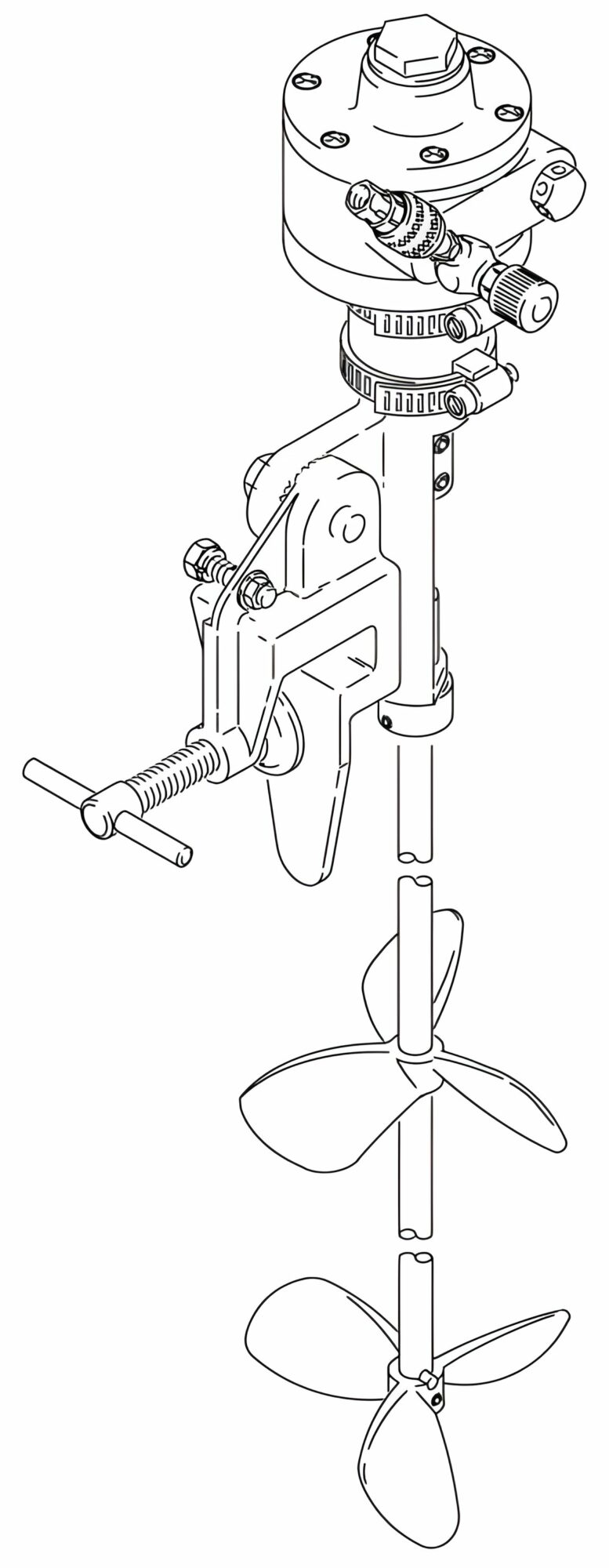 Agitateur pneumatique GRACO pour fût 200 L