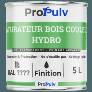 Saturateur Bois Couleur (RAL) – Semi-Transparent & Veinage Apparent – Hydro – ProPulv