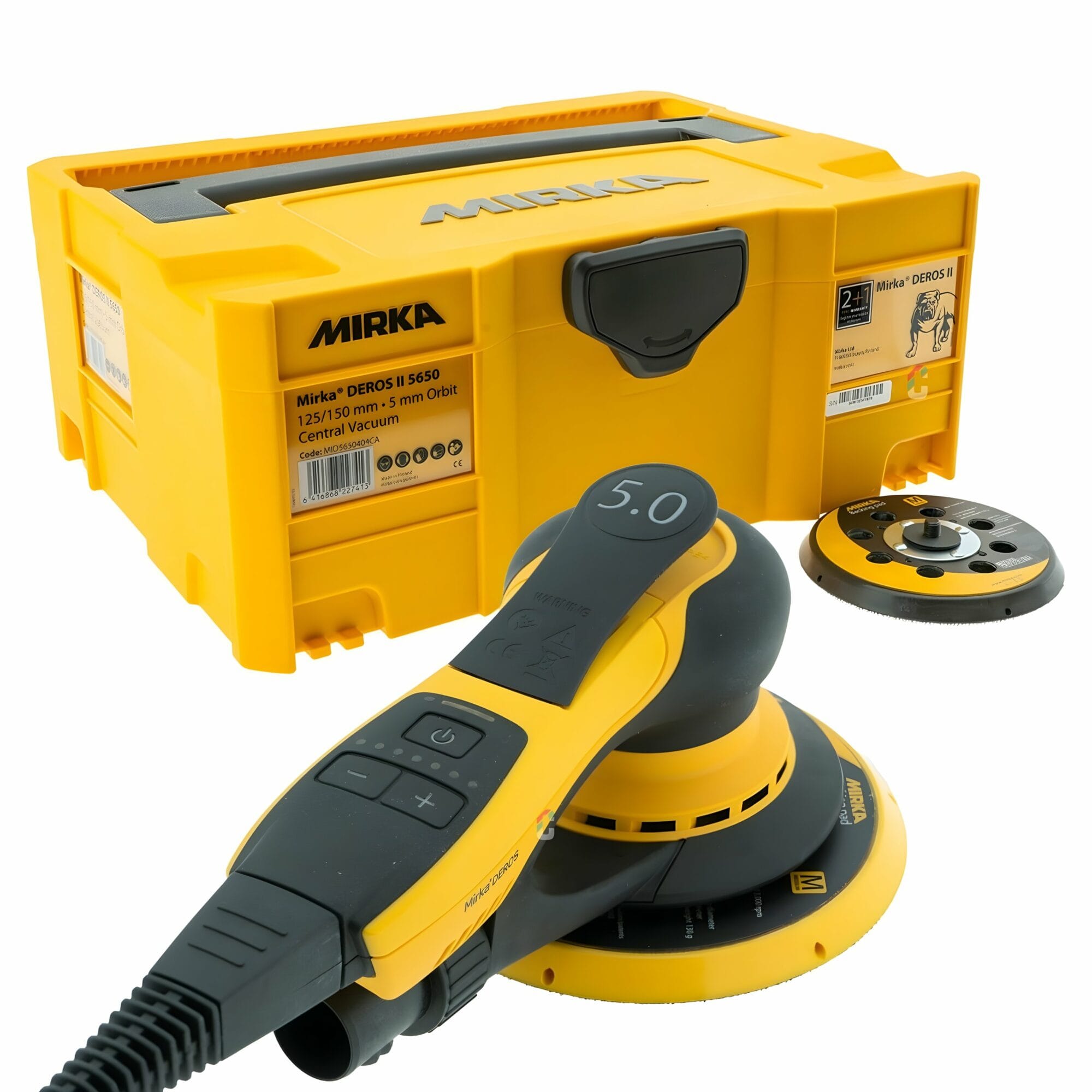 Ponceuse Électrique Mirka DEROS II 680CV – 150 mm – 8,0