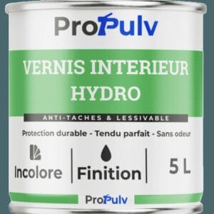Vernis Intérieur Hydro – Meubles & Boiseries – Anti-taches & Finition Parfaite – Incolore – ProPulv