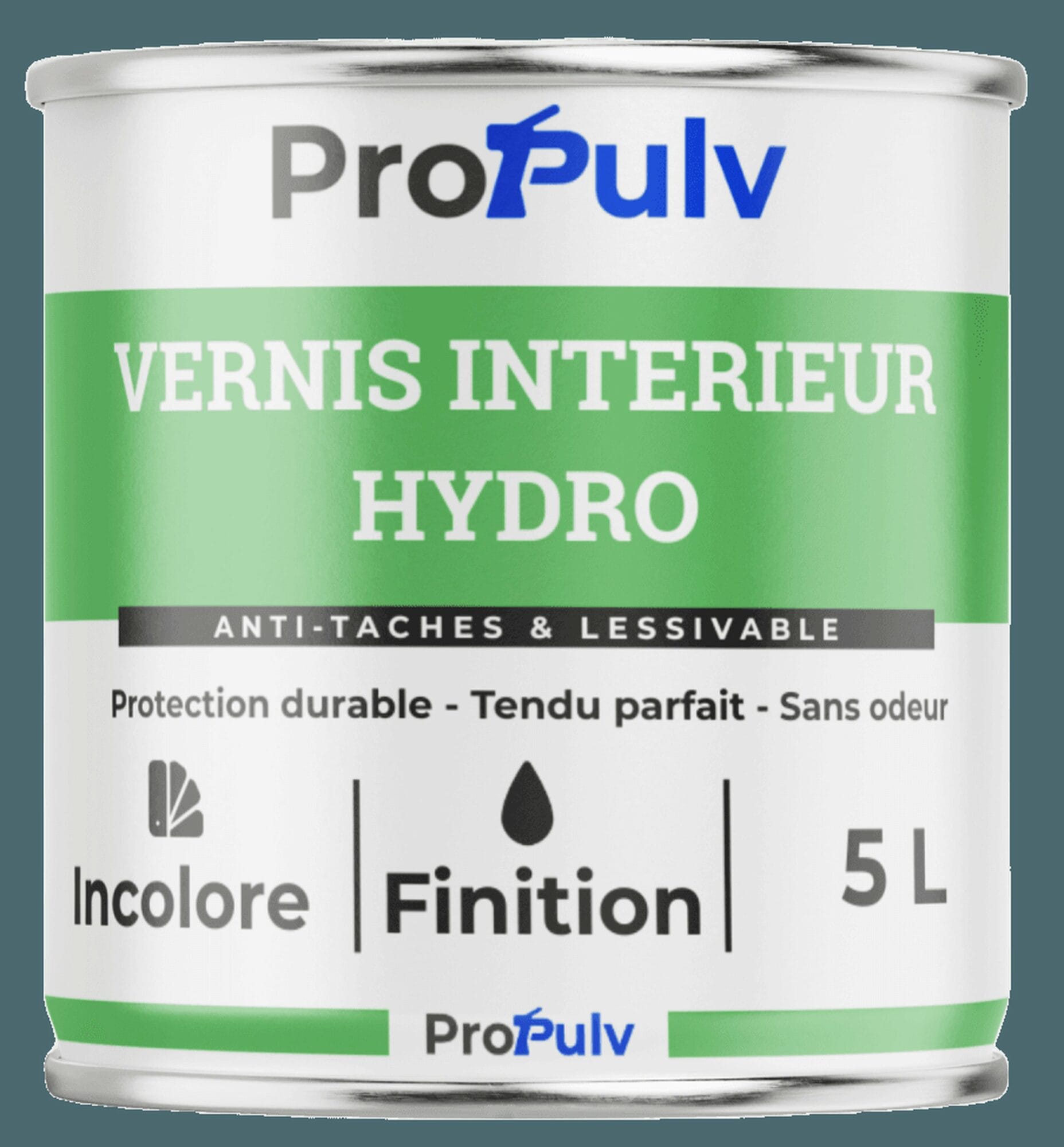 Vernis Intérieur Hydro – Meubles & Boiseries – Anti-taches & Finition Parfaite – Incolore – ProPulv