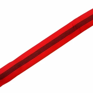 Gaine textile rouge largeur 60 mm - Le m