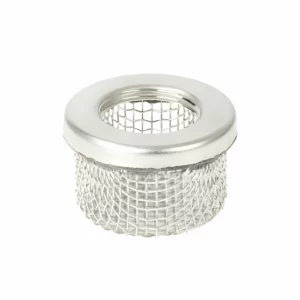 Crépine inox pour canne aspiration 1'' - Ø 34 - 8 mesh