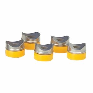 Kit de 5 joints jaunes et 5 sièges métal RAC X
