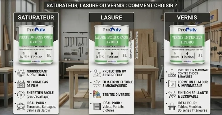 Saturateur, Lasure ou Vernis : Quelle Protection Bois Choisir ?