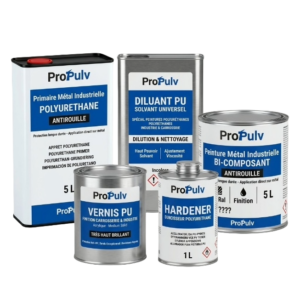 Super Pack Système Polyuréthane Complet — Apprêt + Laque + Vernis + Durcisseur + Diluant
